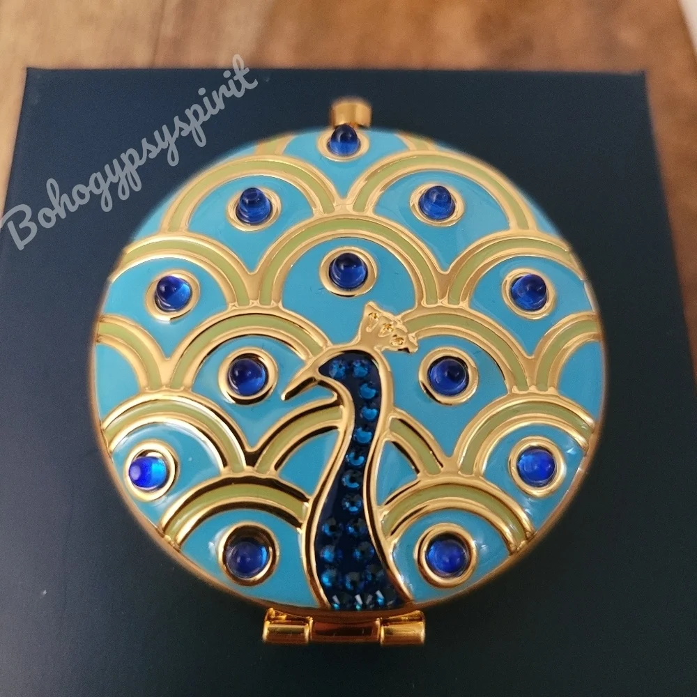 Estee Lauder Posh Peacock Perfecting Setting Powder Compact